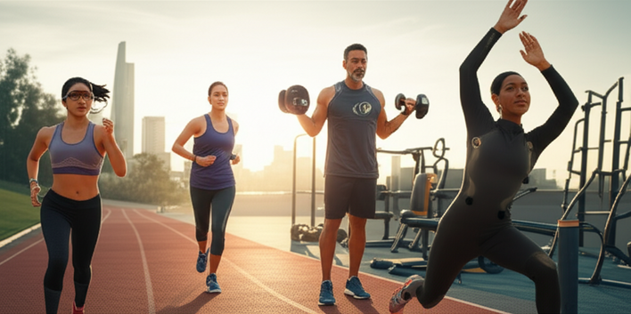 ```json { "description": "Explore how wearables revolutionize fitness tracking, from heart rate & sleep analysis to AI-powered coaching, sports rehab, & future smart fabrics." } ```